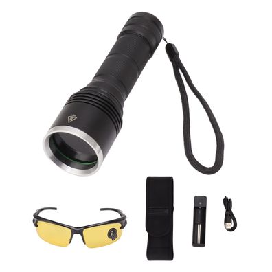 365 nm UV-Schwarzlicht-Taschenlampe, wiederaufladbares USB-Schwarzlicht