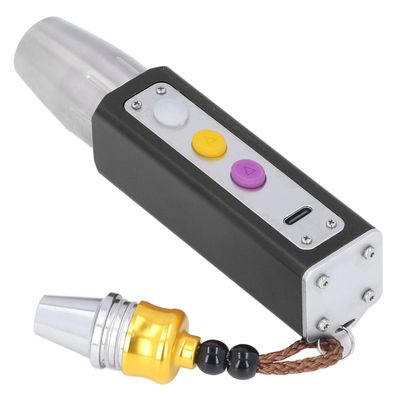 Schmuck-Taschenlampe, 3 LEDs, 3 Lichtmodi, USB-Aufladung, tragbar