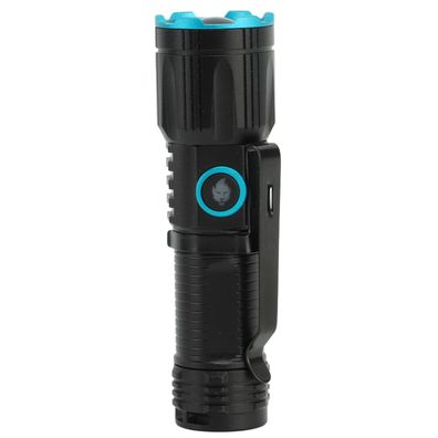 Mini-Taschenlampe, 1200 lm, superhell, 4 Gänge, wiederaufladbar