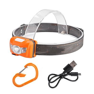Wasserdichtes LED-Stirnlampen-Stirnband-Licht mit USB-Aufladung