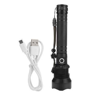 USB-Lade-LED-Taschenlampe für den Außenbereich, hohe helle Taschenlampe für