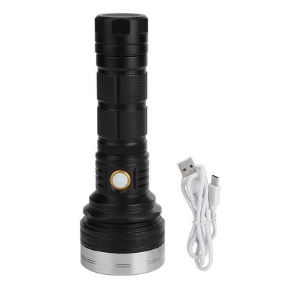 SST40 LED-Taschenlampe, USB wiederaufladbar, 6500 K, 2000 lm, 3