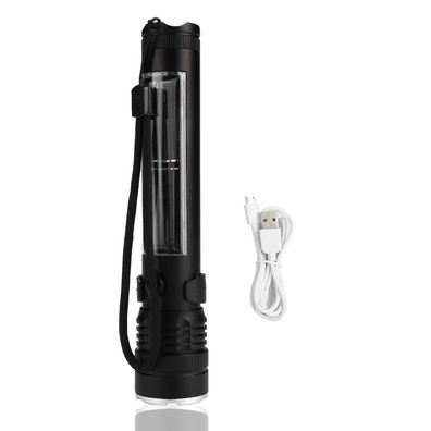 Solarbetriebene LED-Taschenlampe, hohe helle, wasserdichte Taschenlampe