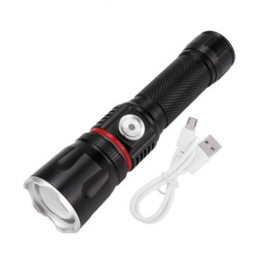 Hochhelle USB-Taschenlampe, LED-Taschenlampe für den Außenbereich