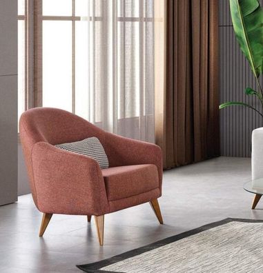 Luxus Sessel Stilvoll Möbel Wohnzimmer Lounge Club Design Einsitzer