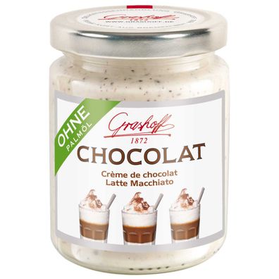 Grashoff Chocolat Latte Macchiato Creme mit weißer Schokolade 250g
