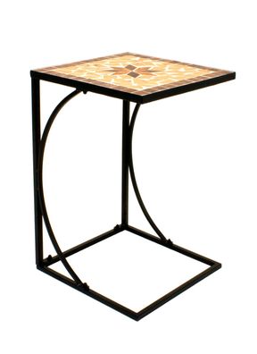 Beistelltisch Amarillo eckig - 35x35x53 cm - Gartentisch