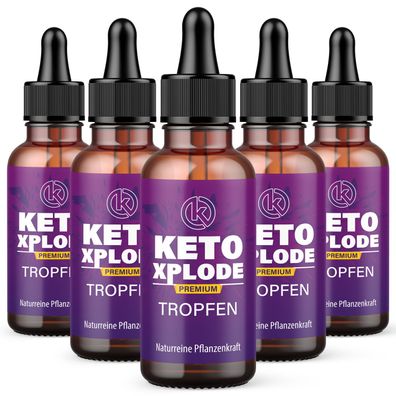 Ketoxplode Tropfen | Original Keto Tropfen | für Frau und Mann | 10 ml Inhalt pro Fla