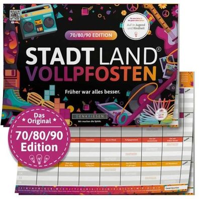 Denkriesen STADT LAND Vollpfosten® 70/80/90 Edition - Früher war alles besser