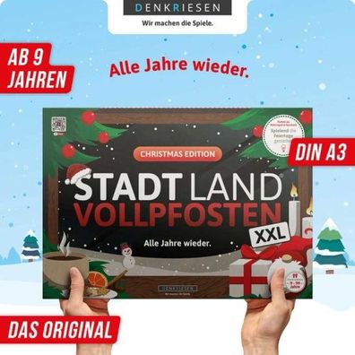 Denkriesen STADT LAND Vollpfosten® Christmas Edition - Alle Jahre wieder