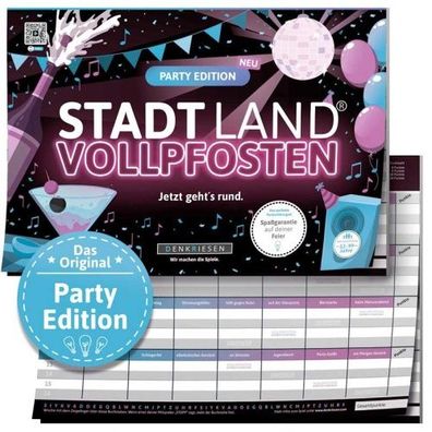 Denkriesen STADT LAND Vollpfosten® PARTY Edition - Jetzt geht’s rund