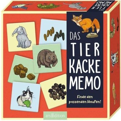 Ars Edition Das Tier Kacke Memo
