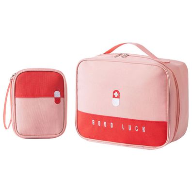 Erste-Hilfe-Tasche leer, Notfall-Mediziner-Trauma-Tasche, Medizintasche rosa