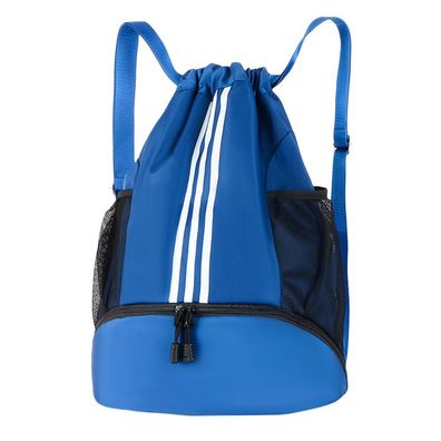 Kordelzugtasche mit Kordelzugtaschen für Damen und Herren schlicht blau