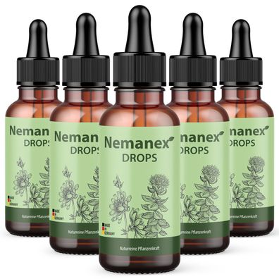 Nemanex Drops - 10 ml Inhalt - Tropfen für die Unterstützung des Körpers