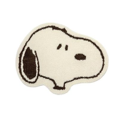 Snoopy Kaschmirimitat Bodenmatte Cute Welpe Küche Badezimmer Fußmatte Hause Vorleger