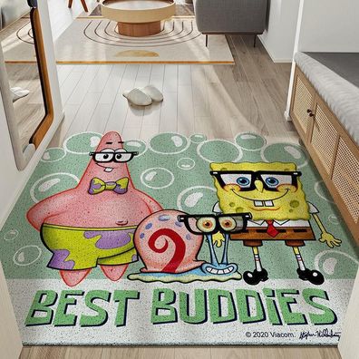 SpongeBob Patrick Star Bodenmatte Küche Badezimmer Fußmatte Hause Seidenfadenteppich