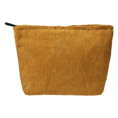 Clayre & Eef Damenkulturtasche 25x18 cm Gelb Synthetisch (Gr. 25x18 cm)