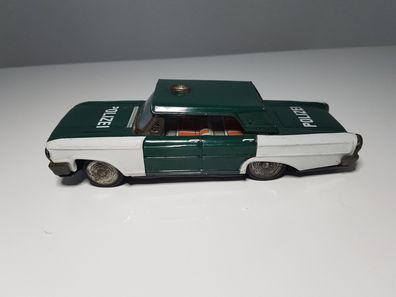 Altes Blechauto Ford Galaxie 1:18 Polizei Auto Japan 1960 Modelautos Spielzeug