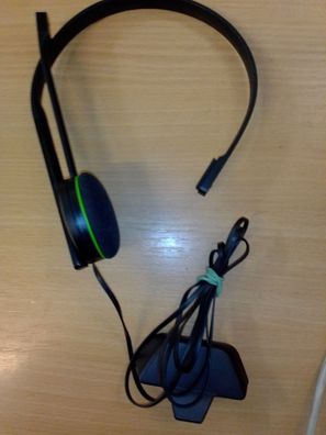 Headset Xbox One Chat Microsoft Mikrofon Stummschaltung Stereo Schwarz GUT