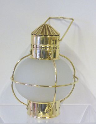Petroleum Lampe mattglas Schiffslampe Maritime Lampe Petro-Lampe
