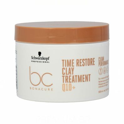 Maske für dünnes Haar Schwarzkopf Bonacure Time Restore Clay (500 ml)