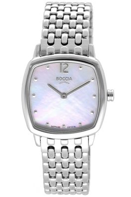 Boccia Damen-Armbanduhr Titan mit Saphirglas 3353-01