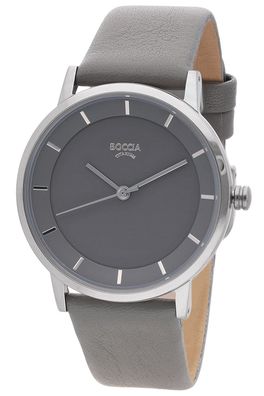 Boccia Damen-Armbanduhr Titan Grau 3355-02