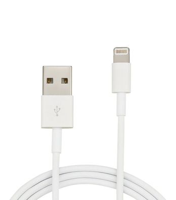 Original Apple Lightning Kabel Ladekabel für iPhone, iPad und iPod Weiß MD818ZM/ A