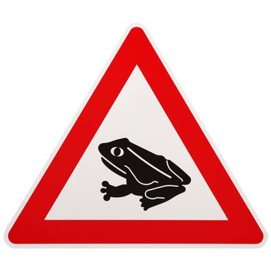 Original Verkehrszeichen Nr. 101-14 Amphibien 900 mm Straßenschild