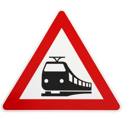 Original Verkehrszeichen 151 Achtung Bahnübergang StVO Strassenschild
