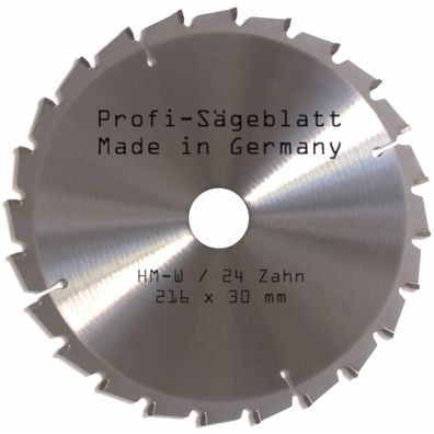 HM Sägeblatt 216 x 30 mm Kreissägeblatt für Spannplatten Holzplatten