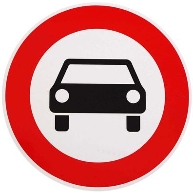 Original VZ Nr. 251 * Verbot für Kraftwagen * StVO RAL Straßenschild