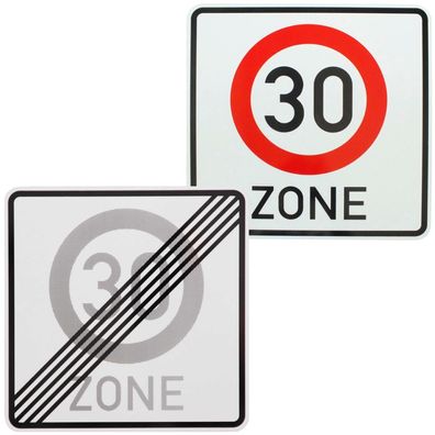 Original Verkehrszeichen-Set Nr. 274.1 und 274.2 Verkehrsschild Straßenschil...