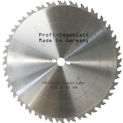 HM SLWZ Sägeblatt 450 x 30 mm für Bau-Säge-Blatt Kreis-Säge-Blatt