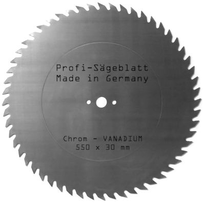CV Sägeblatt 550 x 30 mm Brenn-Holzsägeblatt für Brenn-Holzsäge