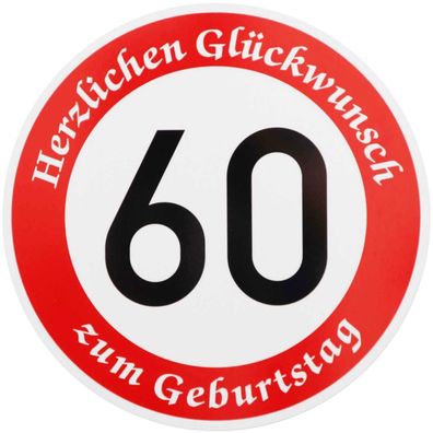 Original Verkehrszeichen Nr. 274-60 * Geburtstag 60 km/ h * Straßenschild