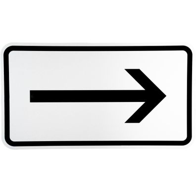 Original Verkehrszeichen Nr. 1000-20 * Richtung rechts * Strassenschild