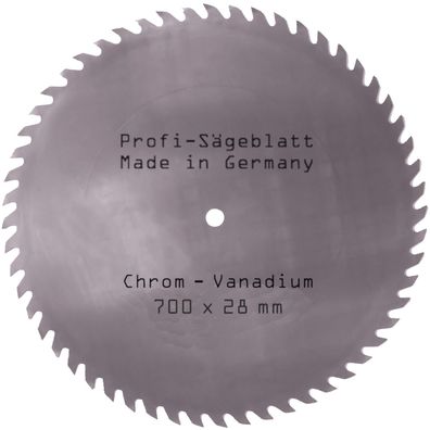 CV Sägeblatt 700 x 28 mm Kreissäge-Batt für Brenn-Holz-Säge