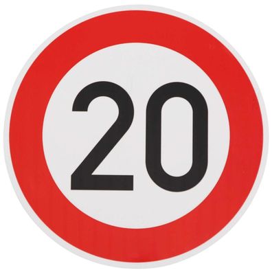 Original Verkehrszeichen Nr. 274-20 20 km/ h Strassenschild