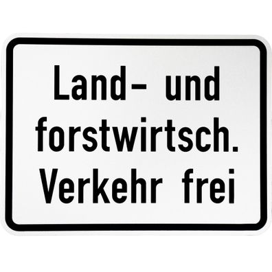 Original Verkehrszeichen 1026-38 Land- und forstwirtschaft Zusatzschild