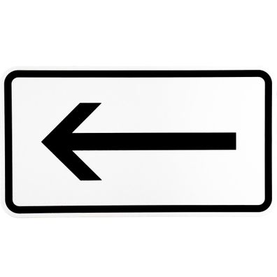 Original Verkehrszeichen Nr. 1000-10 * Richtung linksweisend * Verkehrsschild