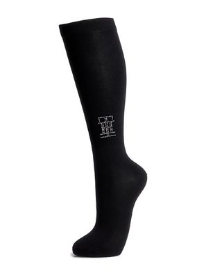 Tommy Hilfiger Damen Strass Socken BLACK FS 2023