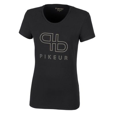 PIKEUR VALEA Damen T-Shirt caviar schwarz mit gold Selection 2023