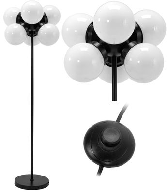 Toolight Stehlampe App905-6F Loft Ball 6-Lichtquelle E27 40X127,5Cm