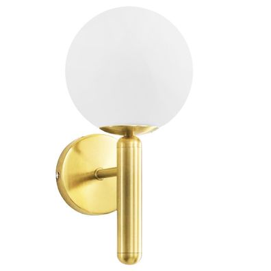 Toolight Wandlampe App894-1W Gold Ball 1-Lichtquelle E27 14X20X30Cm