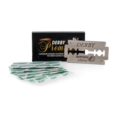 Derby Premium Black Double Edge Rasierklingen Packungsinhalt 5 Stück