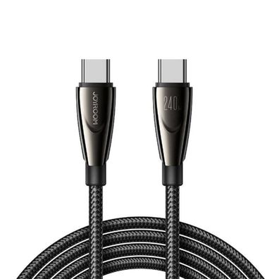 Joyroom Pioneer Series SA31-CC5 USB-C/ USB-C-Kabel 240 W 1,2 m – Schwarz