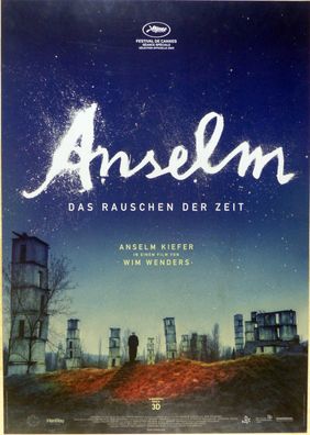 Anselm - Das Rauschen der Zeit - Original Kinoplakat A1 - Wim Wenders - Filmposter