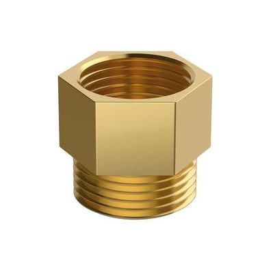 FL IG/AG Nippel 1 1/2" Messing, flachdichtend